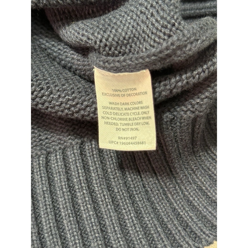 NWT State of Mine Americana Sweater Large L Navy Blue US American Flag 1776-2026 - Picture 5 of 5